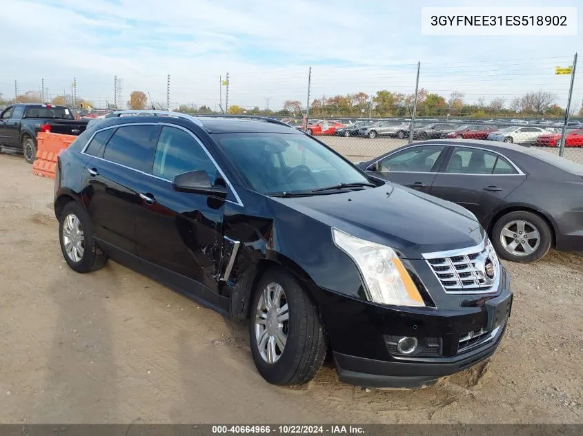 2014 Cadillac Srx Luxury Collection VIN: 3GYFNEE31ES518902 Lot: 40664966