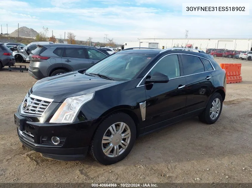 2014 Cadillac Srx Luxury Collection VIN: 3GYFNEE31ES518902 Lot: 40664966