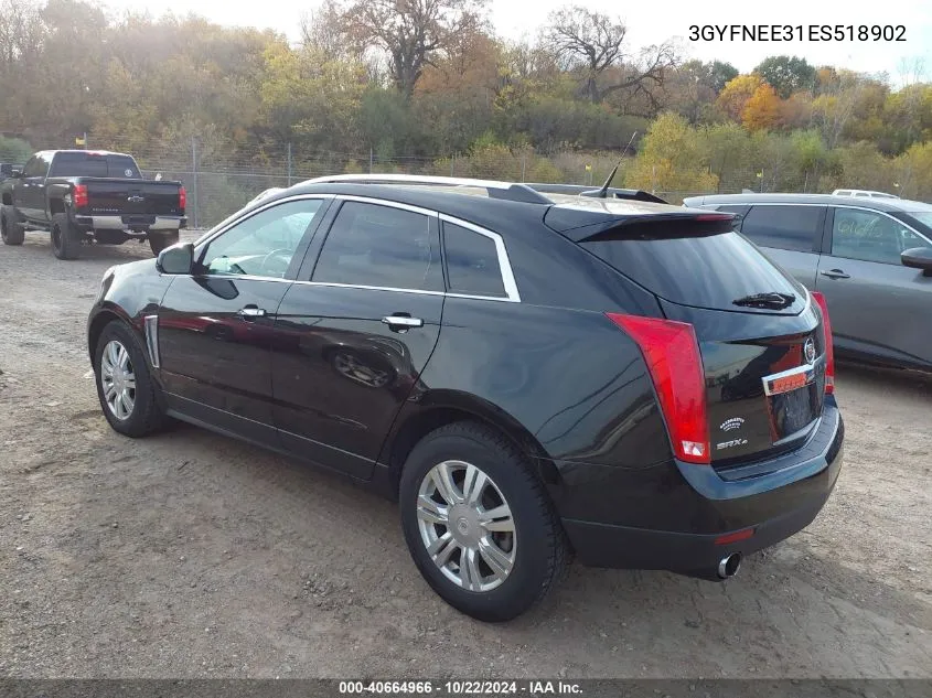 3GYFNEE31ES518902 2014 Cadillac Srx Luxury Collection