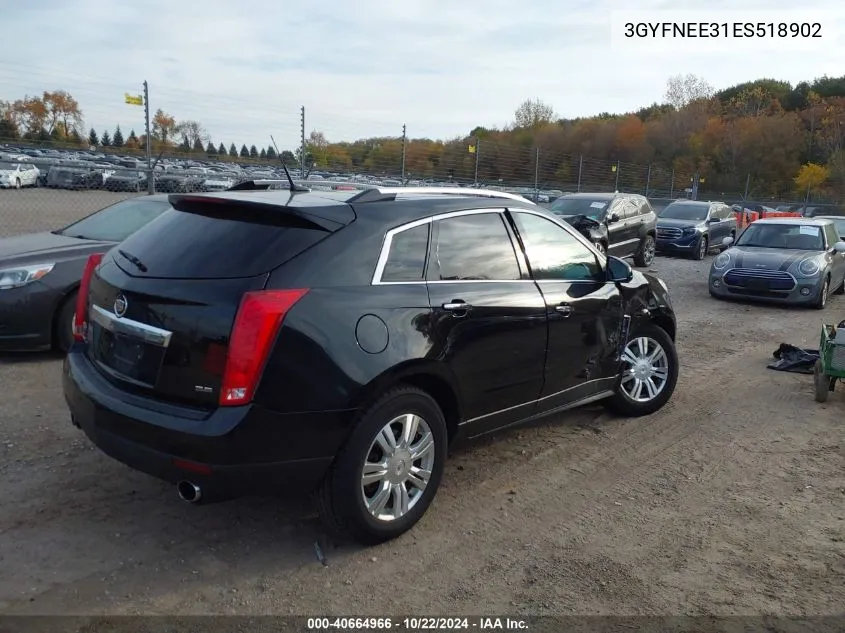 2014 Cadillac Srx Luxury Collection VIN: 3GYFNEE31ES518902 Lot: 40664966