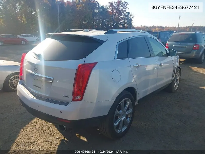 2014 Cadillac Srx Performance Collection VIN: 3GYFNFE34ES677421 Lot: 40666124