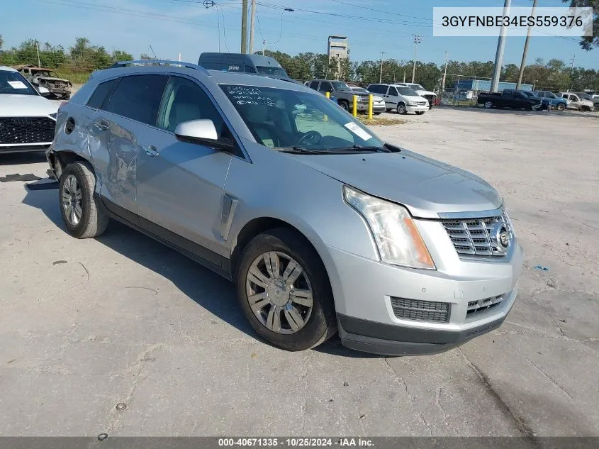 3GYFNBE34ES559376 2014 Cadillac Srx Luxury Collection