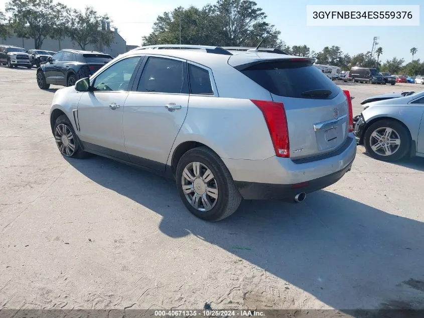 2014 Cadillac Srx Luxury Collection VIN: 3GYFNBE34ES559376 Lot: 40671335