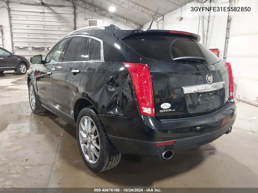 2014 Cadillac Srx Performance Collection VIN: 3GYFNFE31E5582850 Lot: 40676195