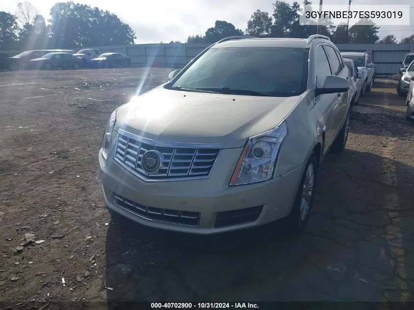 2014 Cadillac Srx Luxury Collection VIN: 3GYFNBE37ES593019 Lot: 40702900