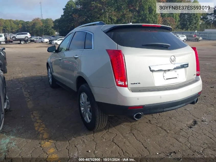 2014 Cadillac Srx Luxury Collection VIN: 3GYFNBE37ES593019 Lot: 40702900