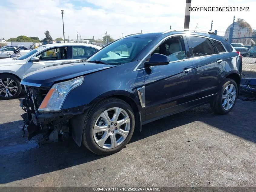 3GYFNGE36ES531642 2014 Cadillac Srx Premium Collection