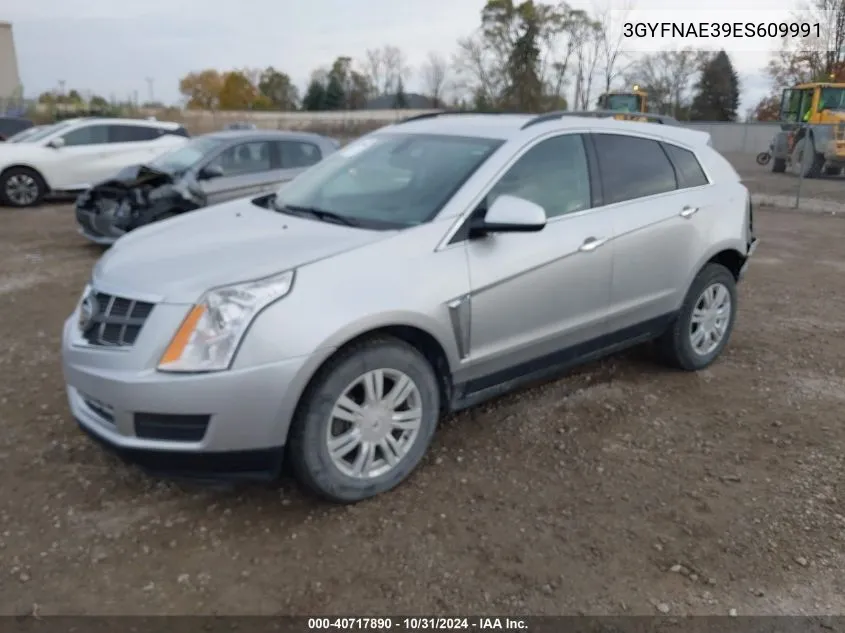 2014 Cadillac Srx Standard VIN: 3GYFNAE39ES609991 Lot: 40717890