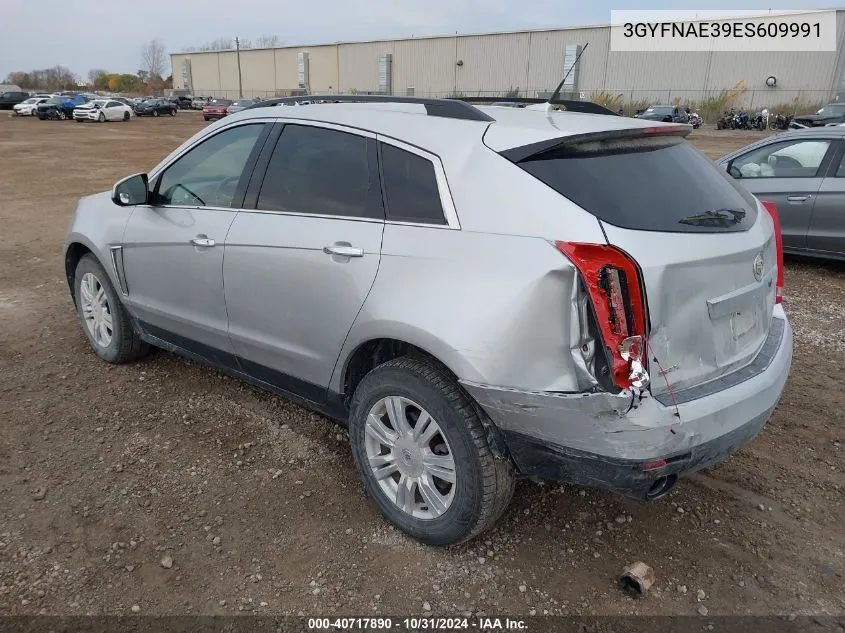 2014 Cadillac Srx Standard VIN: 3GYFNAE39ES609991 Lot: 40717890