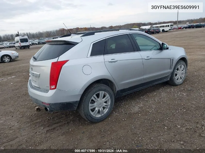 2014 Cadillac Srx Standard VIN: 3GYFNAE39ES609991 Lot: 40717890