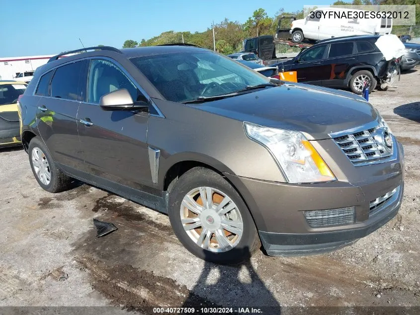 2014 Cadillac Srx Standard VIN: 3GYFNAE30ES632012 Lot: 40727509