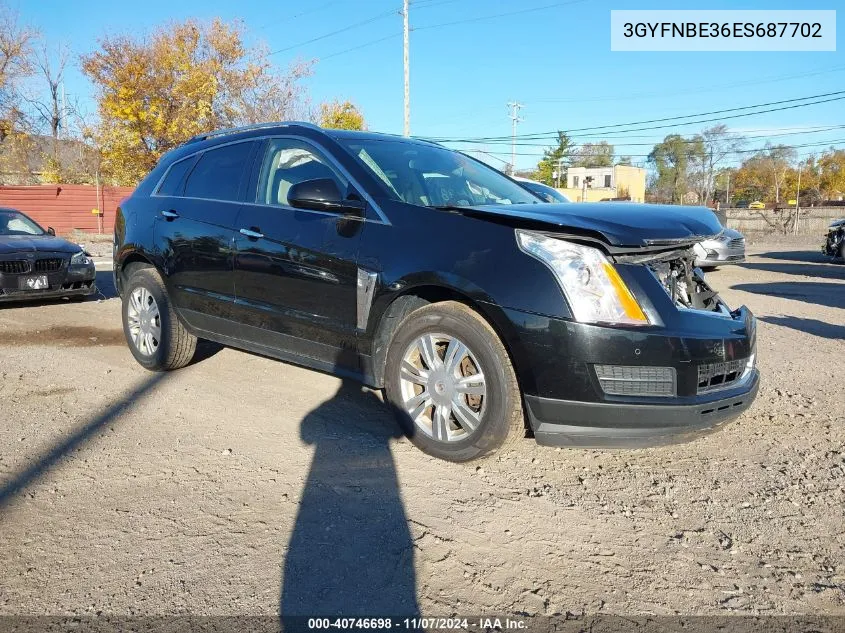 2014 Cadillac Srx Luxury Collection VIN: 3GYFNBE36ES687702 Lot: 40746698