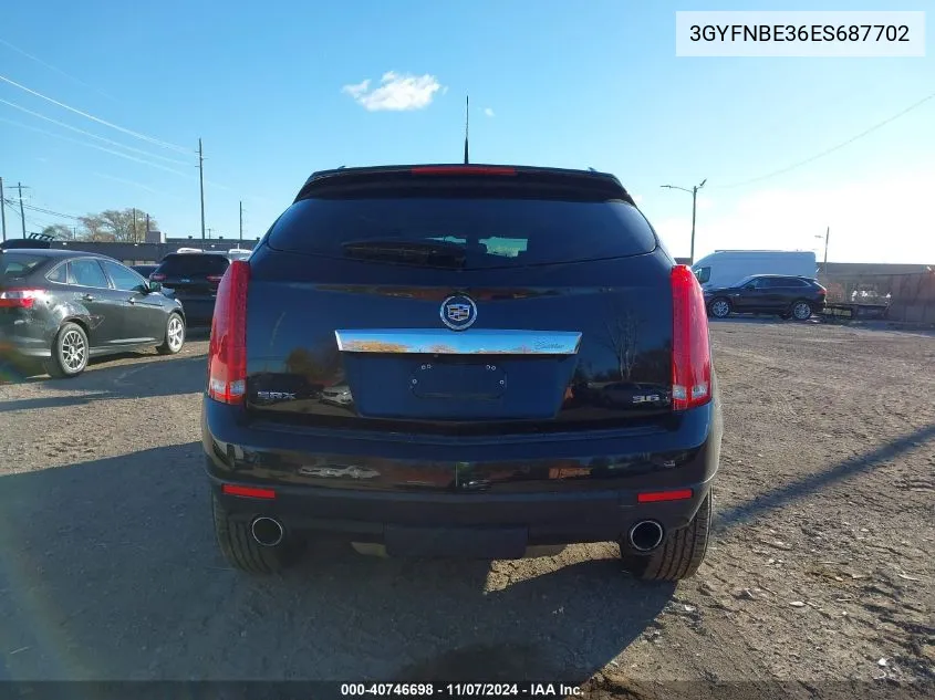 2014 Cadillac Srx Luxury Collection VIN: 3GYFNBE36ES687702 Lot: 40746698