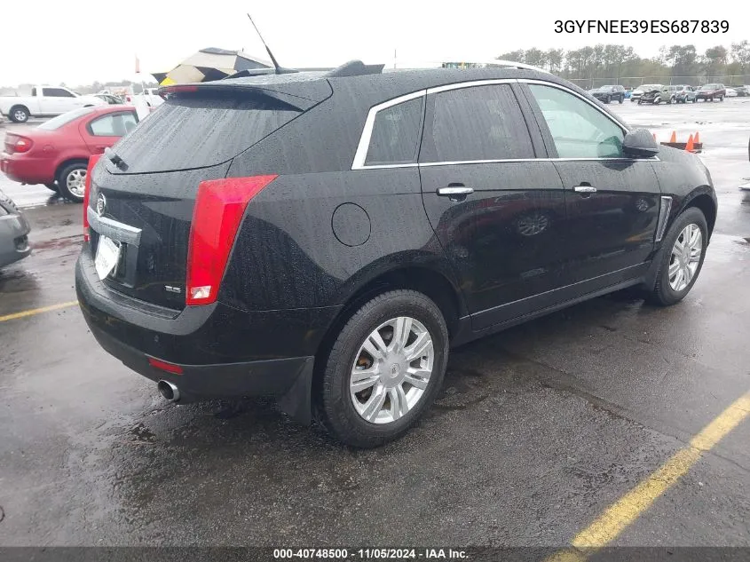 2014 Cadillac Srx Luxury Collection VIN: 3GYFNEE39ES687839 Lot: 40748500