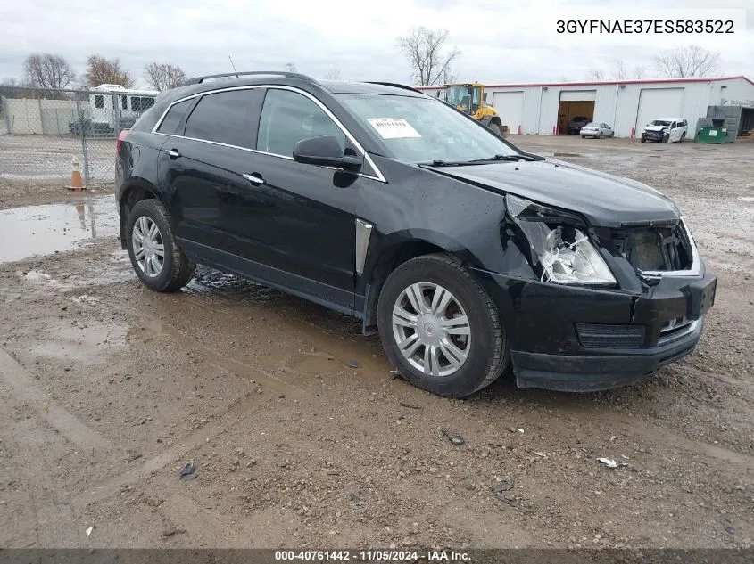 2014 Cadillac Srx Standard VIN: 3GYFNAE37ES583522 Lot: 40761442