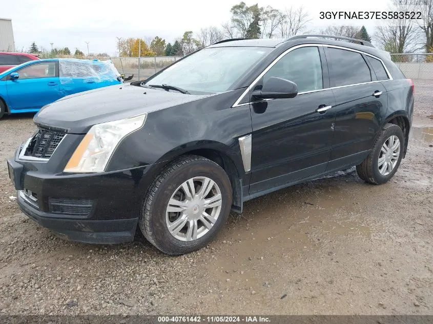 2014 Cadillac Srx Standard VIN: 3GYFNAE37ES583522 Lot: 40761442