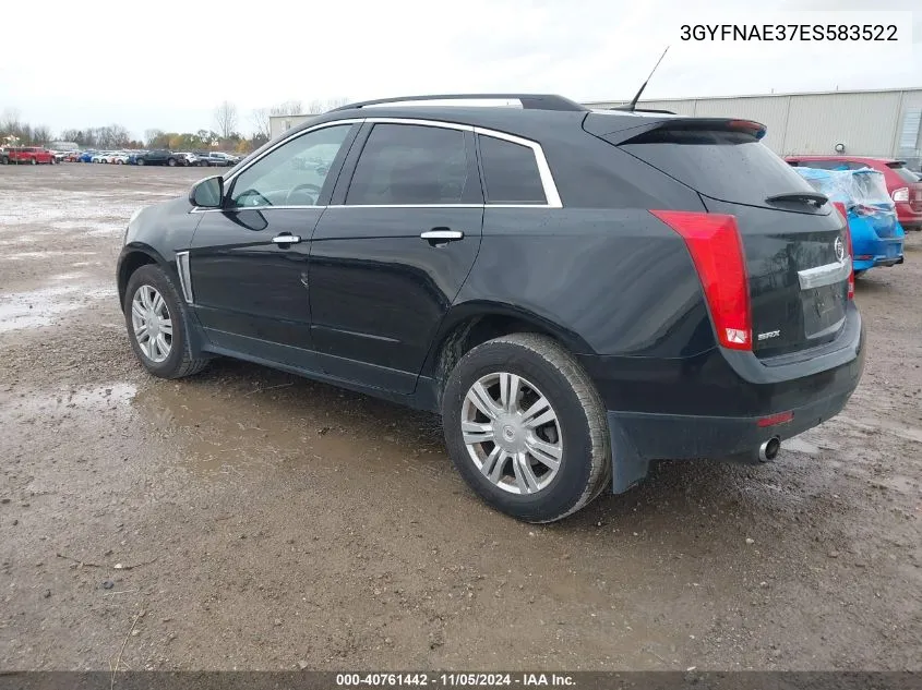 2014 Cadillac Srx Standard VIN: 3GYFNAE37ES583522 Lot: 40761442