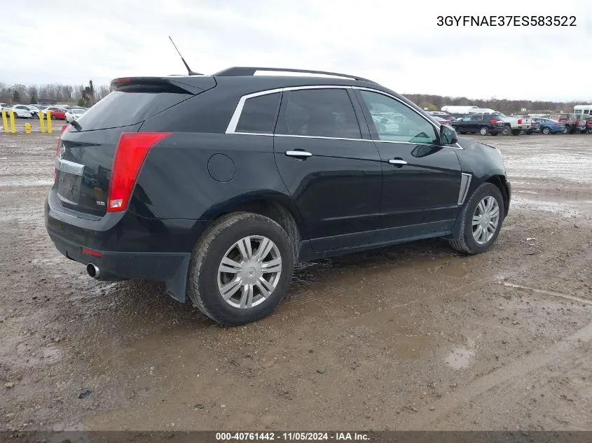 2014 Cadillac Srx Standard VIN: 3GYFNAE37ES583522 Lot: 40761442