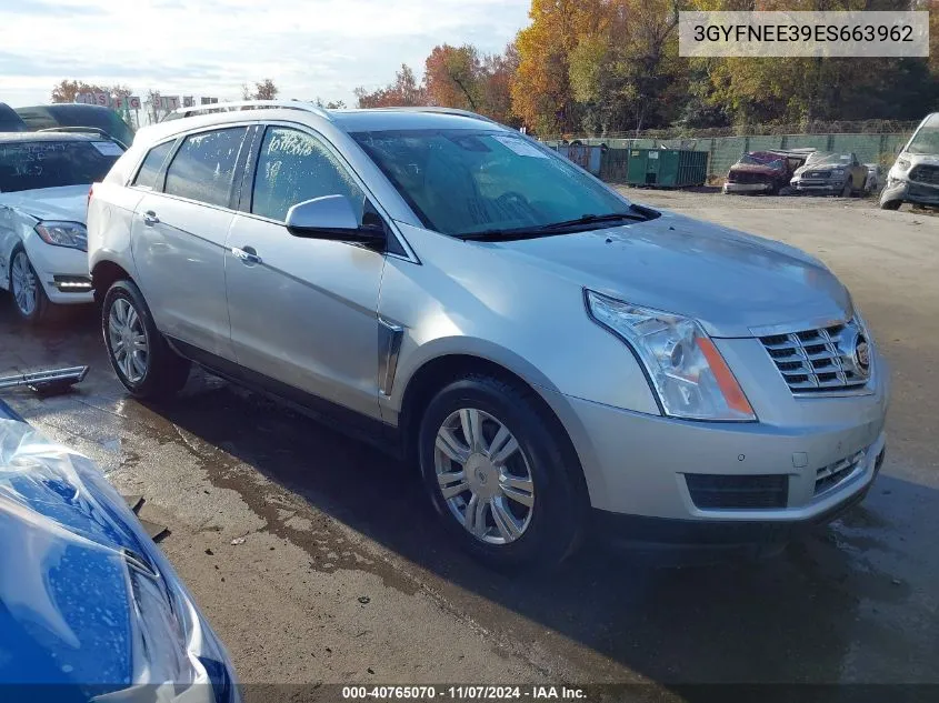 2014 Cadillac Srx Luxury Collection VIN: 3GYFNEE39ES663962 Lot: 40765070