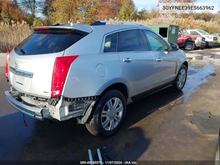 2014 Cadillac Srx Luxury Collection VIN: 3GYFNEE39ES663962 Lot: 40765070