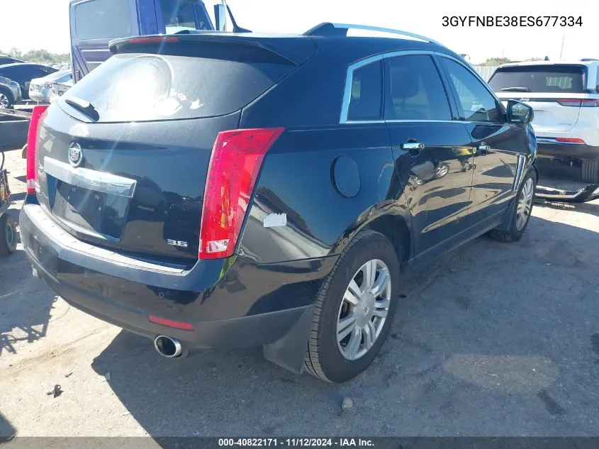 2014 Cadillac Srx Luxury Collection VIN: 3GYFNBE38ES677334 Lot: 40822171