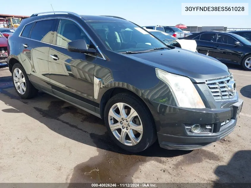 2014 Cadillac Srx Premium Collection VIN: 3GYFNDE38ES561028 Lot: 40826246