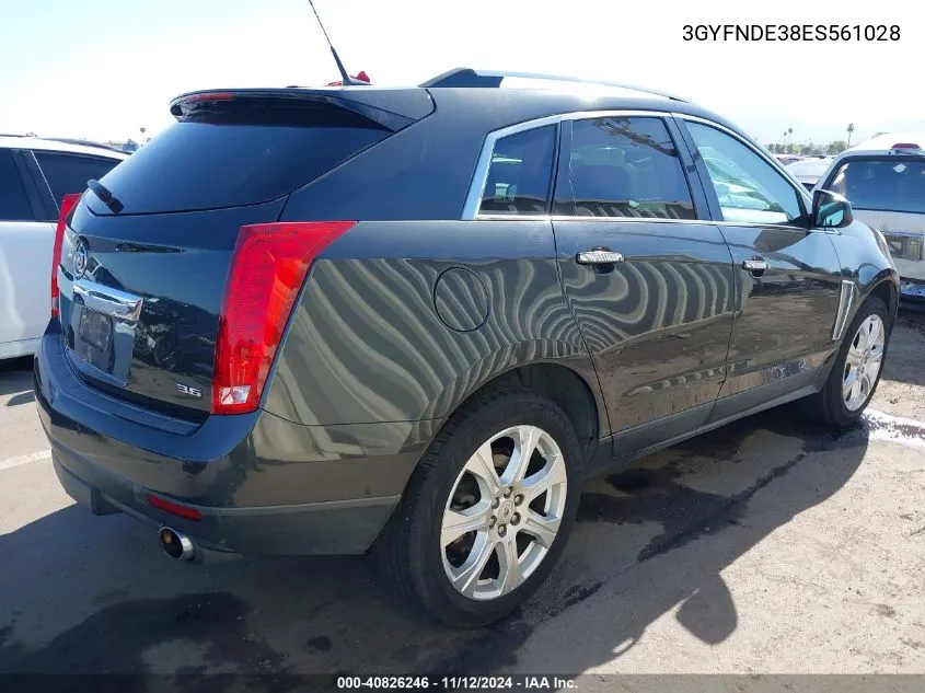 2014 Cadillac Srx Premium Collection VIN: 3GYFNDE38ES561028 Lot: 40826246