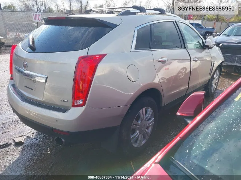 2014 Cadillac Srx Luxury Collection VIN: 3GYFNEE36ES585950 Lot: 40857334