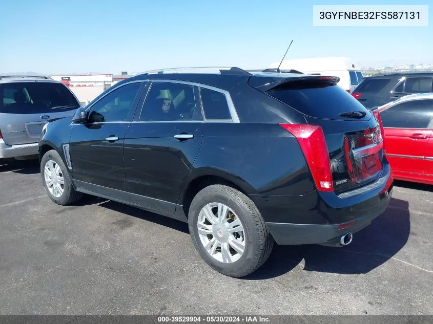 3GYFNBE32FS587131 2015 Cadillac Srx Luxury Collection