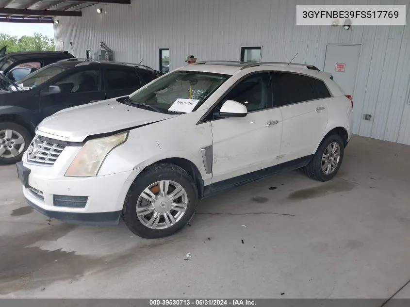 3GYFNBE39FS517769 2015 Cadillac Srx Luxury Collection