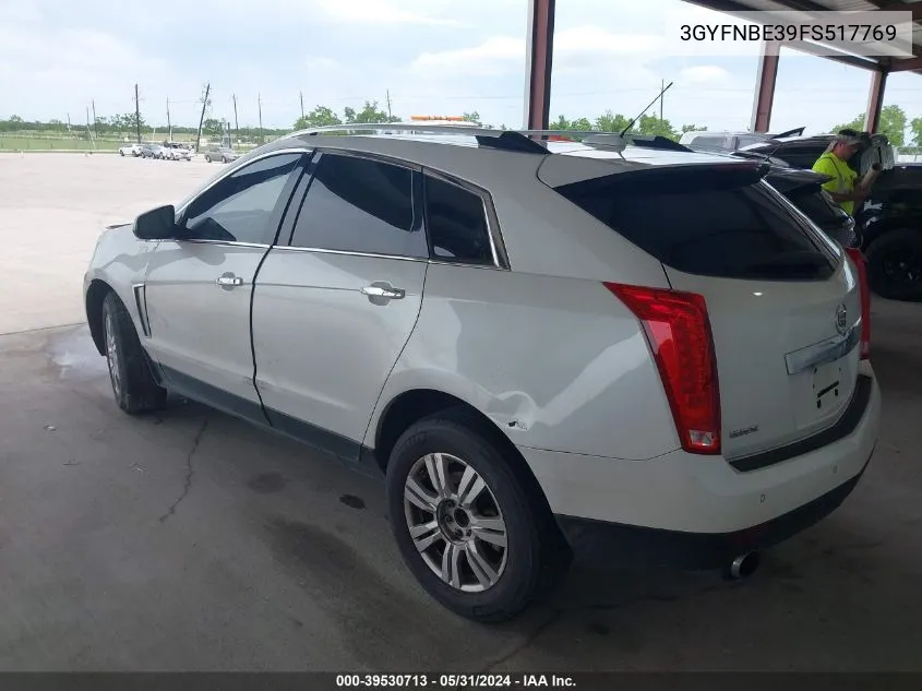 3GYFNBE39FS517769 2015 Cadillac Srx Luxury Collection