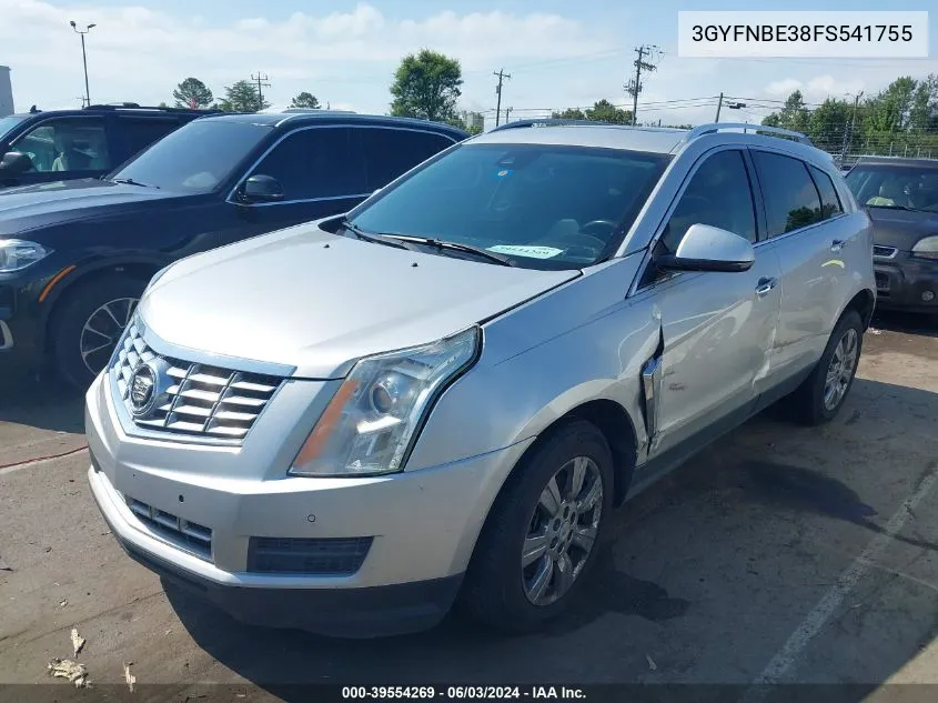 3GYFNBE38FS541755 2015 Cadillac Srx Luxury Collection