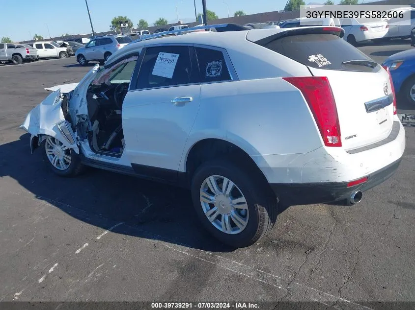 2015 Cadillac Srx Luxury Collection VIN: 3GYFNBE39FS582606 Lot: 39739291