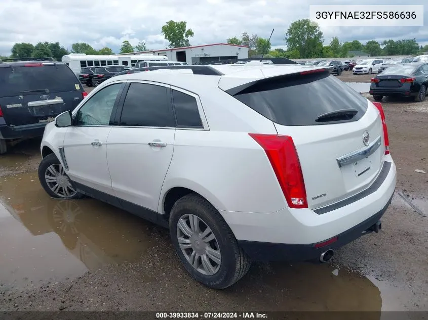 3GYFNAE32FS586636 2015 Cadillac Srx Standard