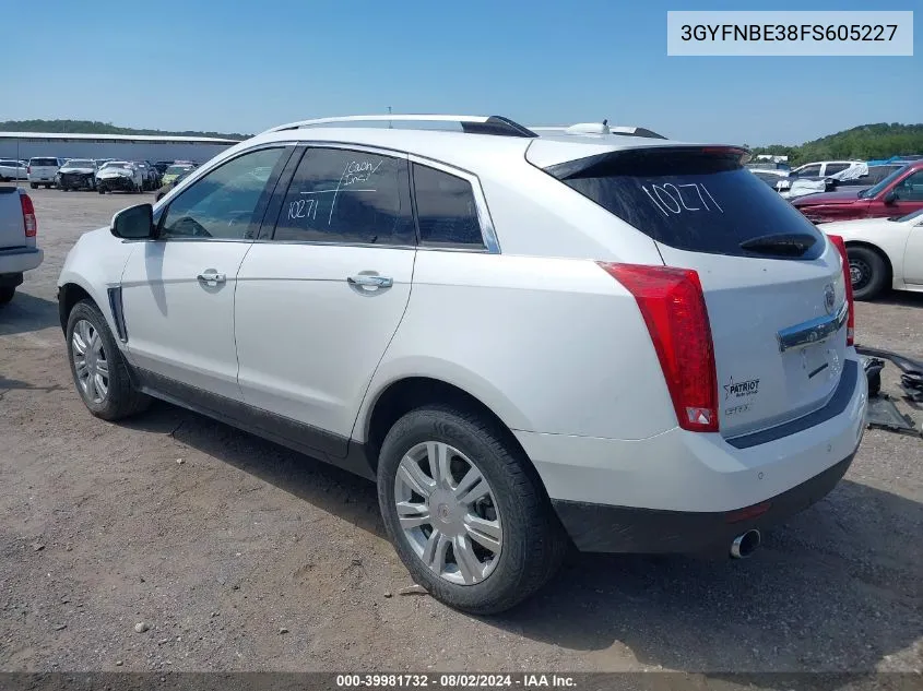 3GYFNBE38FS605227 2015 Cadillac Srx Luxury Collection