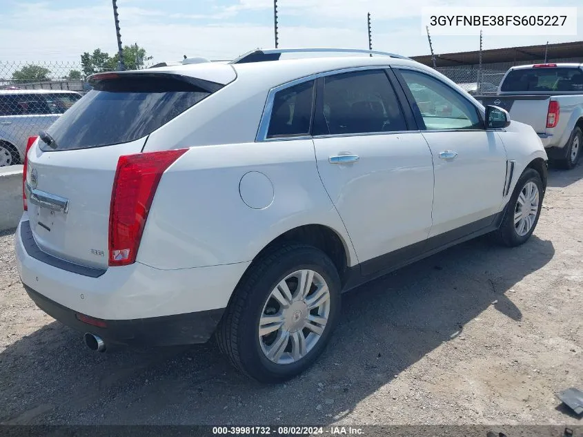 2015 Cadillac Srx Luxury Collection VIN: 3GYFNBE38FS605227 Lot: 39981732