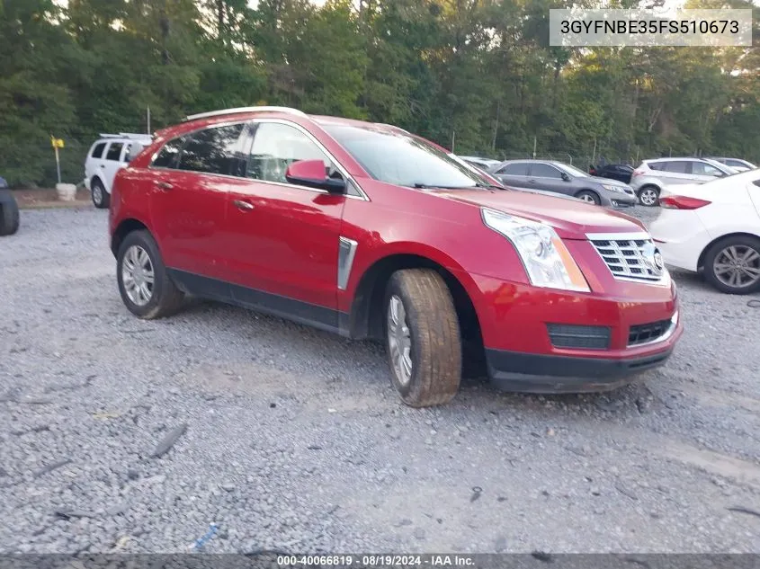 3GYFNBE35FS510673 2015 Cadillac Srx Luxury Collection