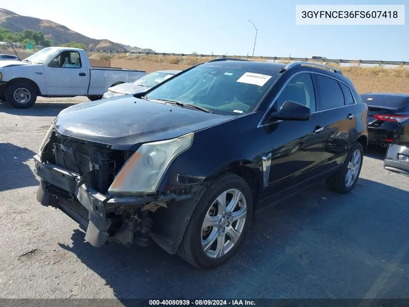 2015 Cadillac Srx Performance Collection VIN: 3GYFNCE36FS607418 Lot: 40080939