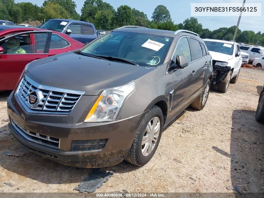 3GYFNBE31FS566125 2015 Cadillac Srx Luxury Collection