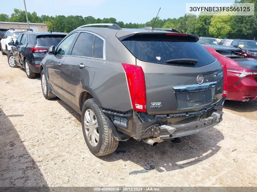 2015 Cadillac Srx Luxury Collection VIN: 3GYFNBE31FS566125 Lot: 40090016