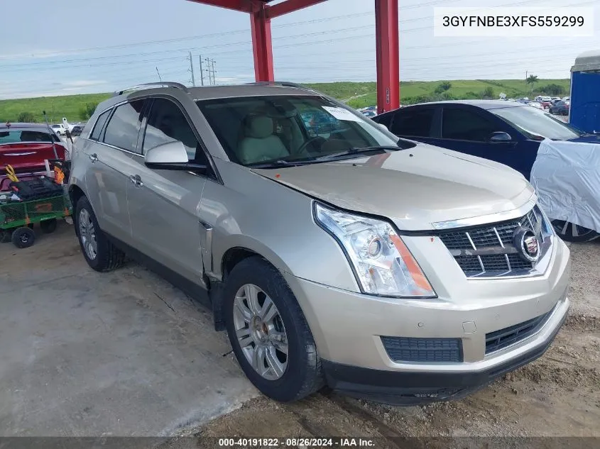 3GYFNBE3XFS559299 2015 Cadillac Srx Luxury Collection