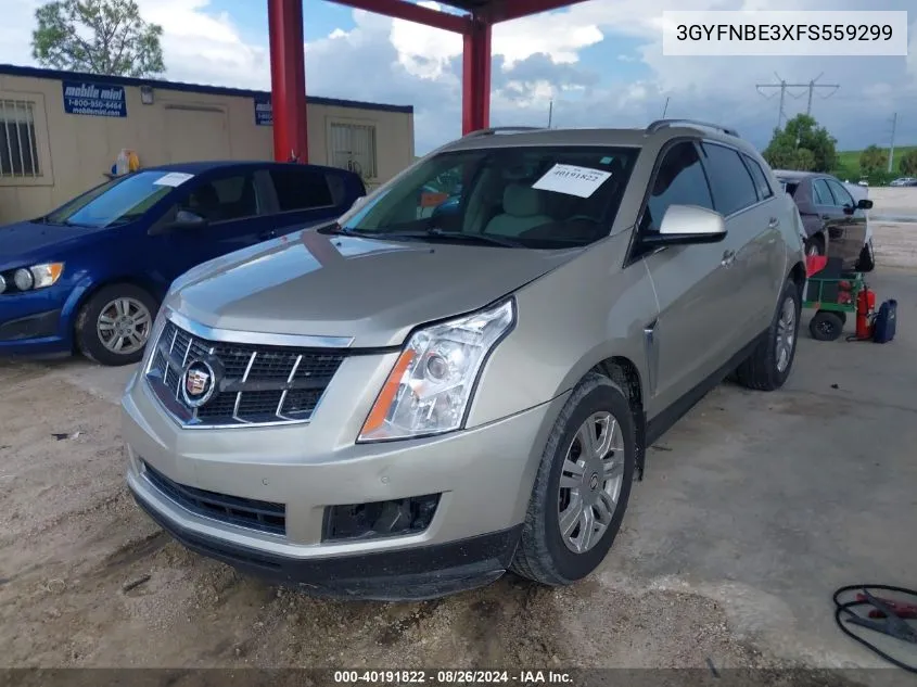 3GYFNBE3XFS559299 2015 Cadillac Srx Luxury Collection