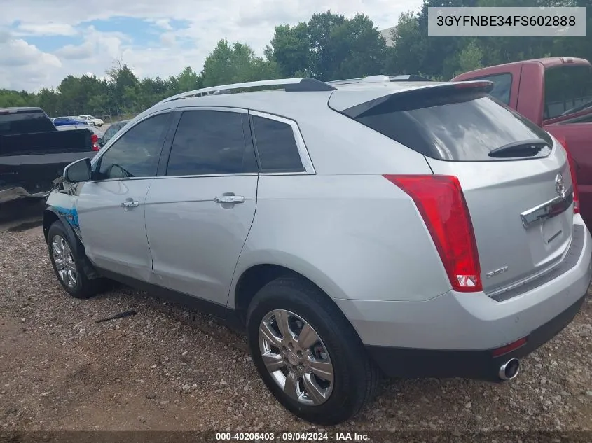 3GYFNBE34FS602888 2015 Cadillac Srx Luxury Collection