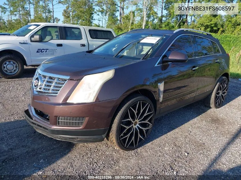 2015 Cadillac Srx Luxury Collection VIN: 3GYFNBE31FS608597 Lot: 40233286