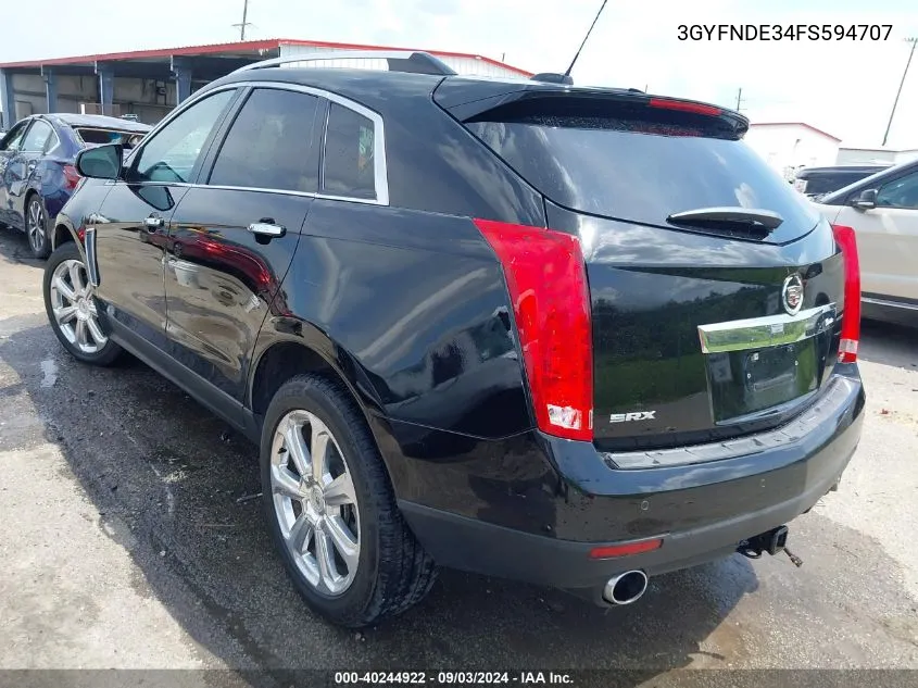 3GYFNDE34FS594707 2015 Cadillac Srx Premium Collection