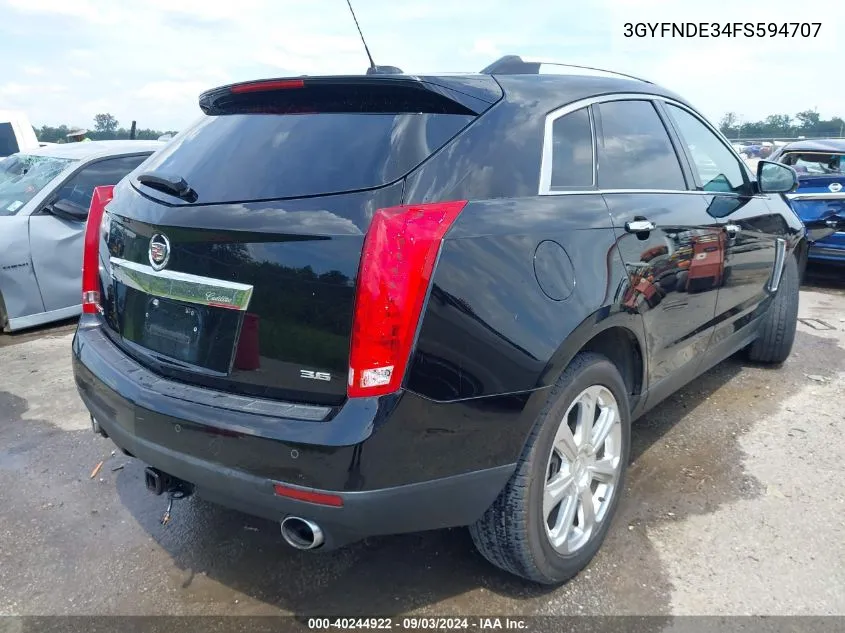 2015 Cadillac Srx Premium Collection VIN: 3GYFNDE34FS594707 Lot: 40244922