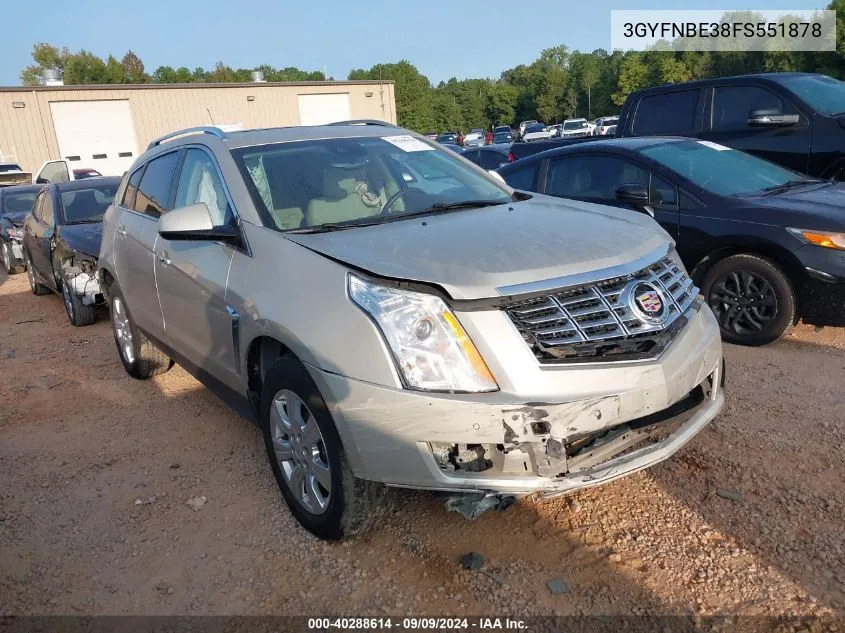 2015 Cadillac Srx Luxury Collection VIN: 3GYFNBE38FS551878 Lot: 40288614