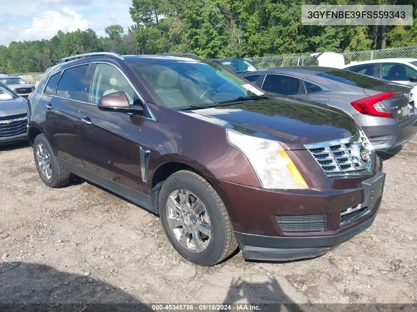 3GYFNBE39FS559343 2015 Cadillac Srx Luxury Collection