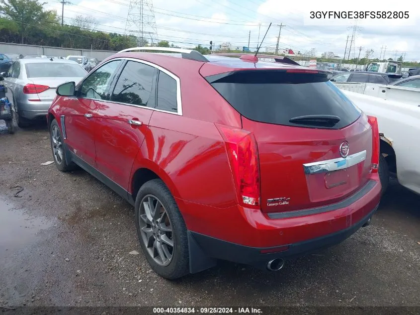 3GYFNGE38FS582805 2015 Cadillac Srx Premium Collection