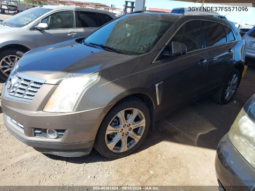 2015 Cadillac Srx Premium Collection VIN: 3GYFNDE37FS571096 Lot: 40361424